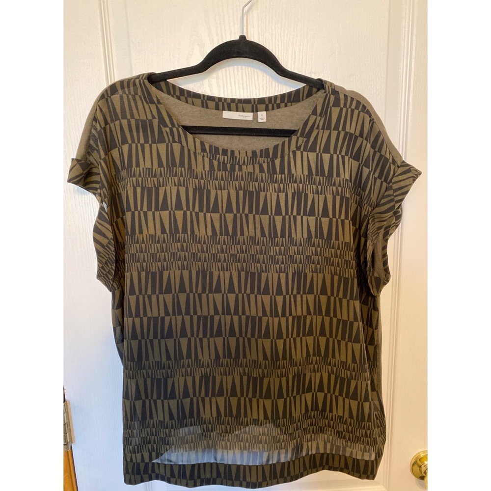 Halogen Mixed Media Blouse Size XL